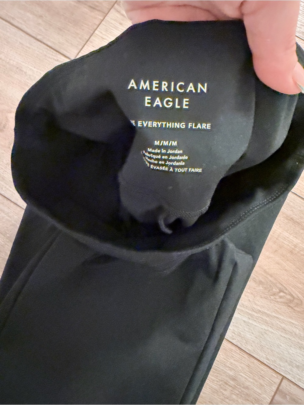 American Eagle Outfitters Black Boot-Cut Flare Pants